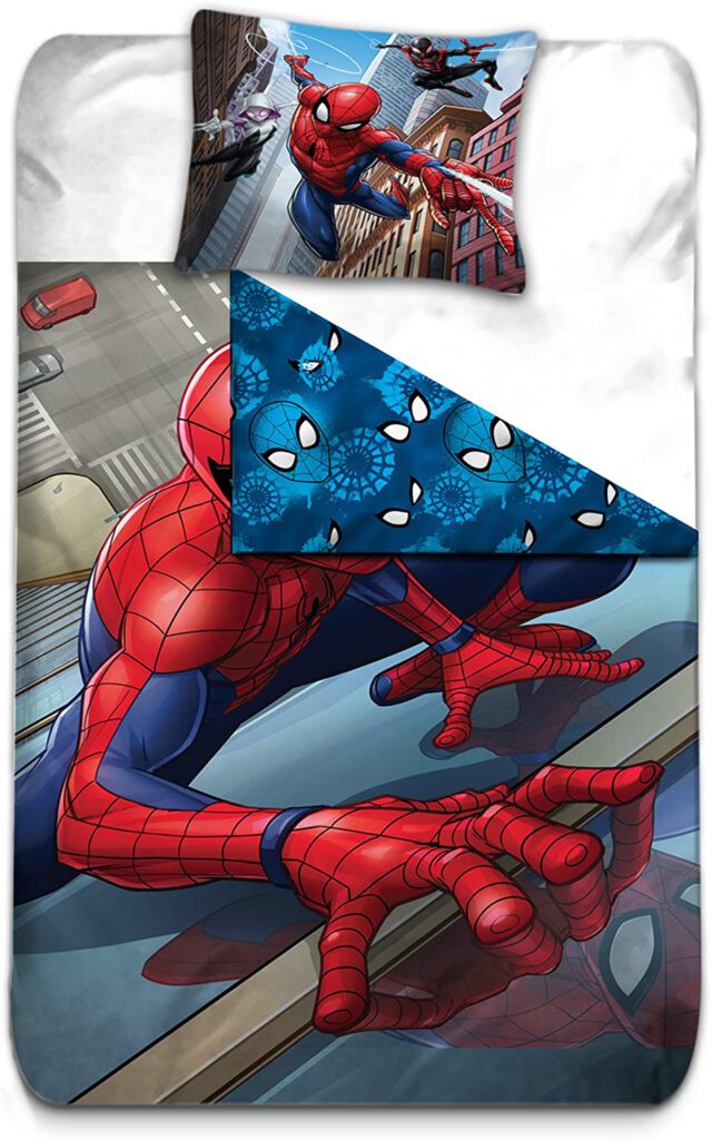 Compre solo auténtico Compras de Outlet EU-VV Juego De Cama con Funda De  Edredón De 3 Piezas Spiderman 73% Poliéster 27% Algodón con Par De Fundas  De Almohada -Cama de 90,Héroe 01